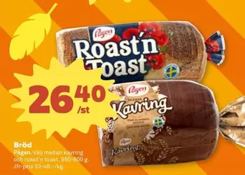 Pågen - Roast'n Toast & Kavring