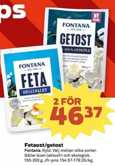 Fontana - Fetaost/getost