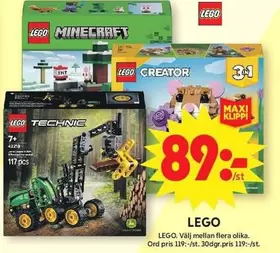 LEGO -  Technic,  Creator,  Minecraft