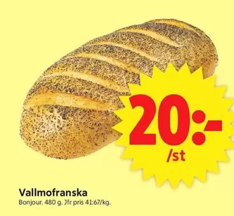 Bonjour - Vallmofranska