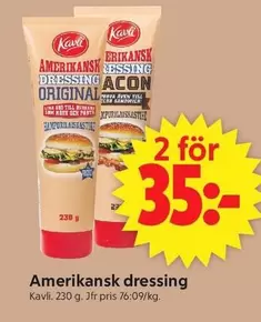 kavli - Amerikansk dressing