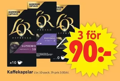 L'or - Kaffekapslar