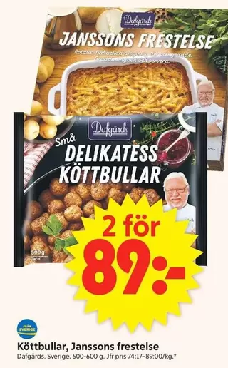 Dafgård - DELIKATESS KÖTTBULLAR