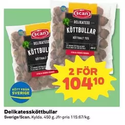 Scan - Delikatessköttbullar