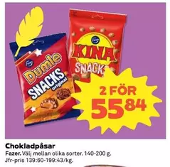 Fazer - Chokladpåsar