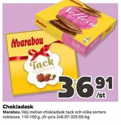 marabou - Chokladask