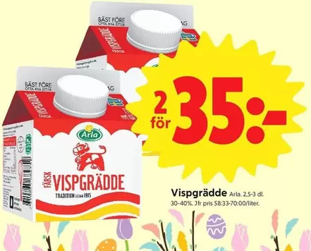 Arla - Vispgrädde