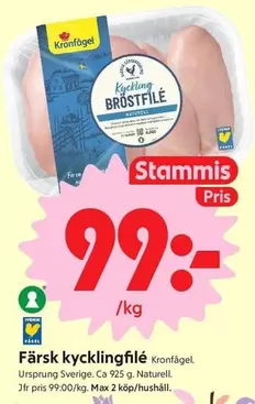 Kronfågel - Kyckling Bröstfile