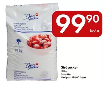 Dansukker - Strösocker