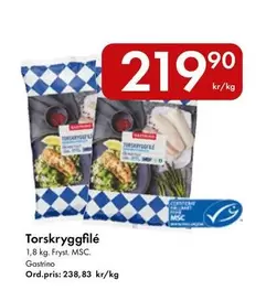 Torskryggfilé