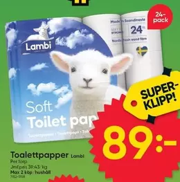 Lambi - Soft Toilet Paper
