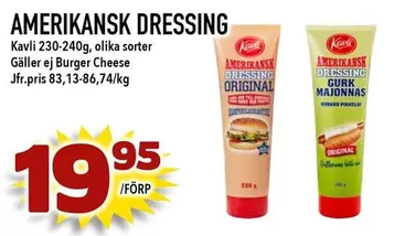 kavli - AMERIKANSK DRESSING