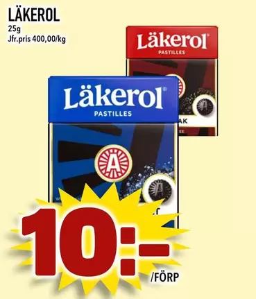 läkerol - L
kkerol Pastilles