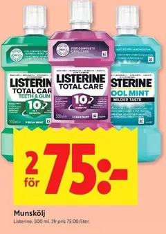 Listerine -  Munsksölj
