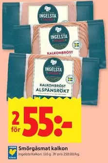 Ingelsta kalkon - Smörgåsmat kalkon