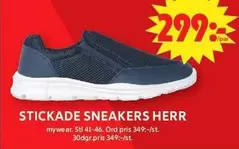 Mywear - STICKADE SNEAKERS HERR