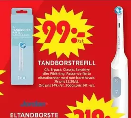 jordan - TANDBORSTREFILL