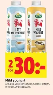 Arla - Mild yoghurt