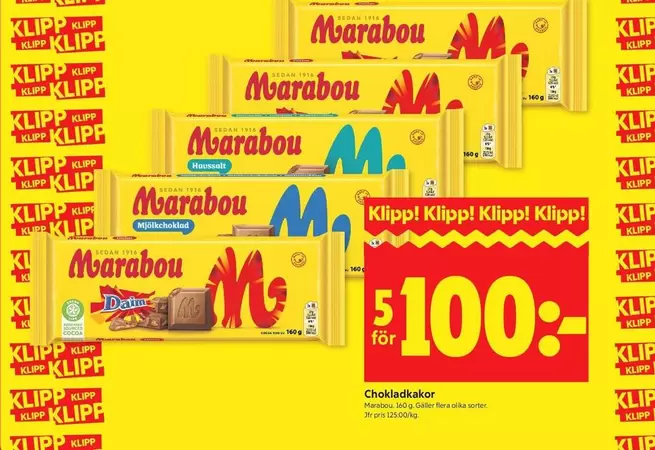 marabou - Chokladkakor