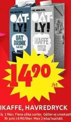 Oatly - OATLY HAVREDRYCK / IKAFE