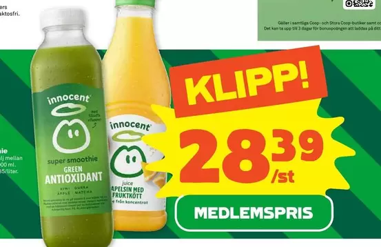 Innocent - Super Smoothie Green Antioxidant