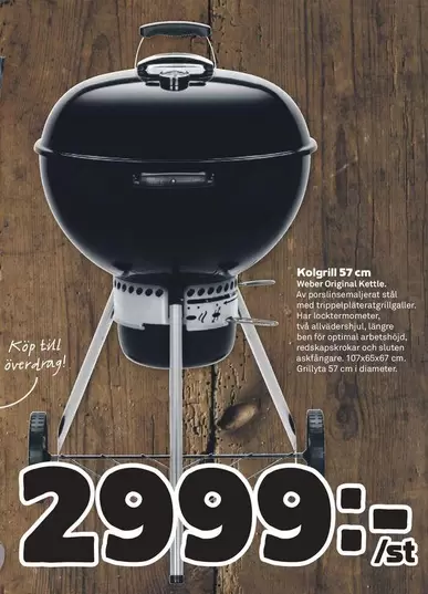 Weber - Kolgrill 57 cm