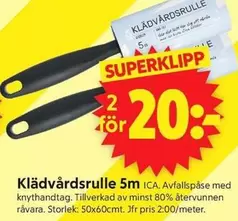 Klädvårdsrulle