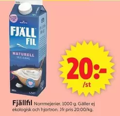 norrmejerier - Fjällfil Naturell