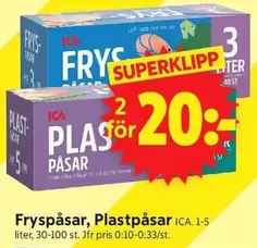 Frys- och plastpåsar