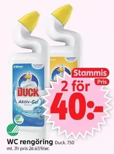 Duck - WC rengöring Aktiv-Gel