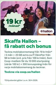 Extra - Hallon mobilabonnemang