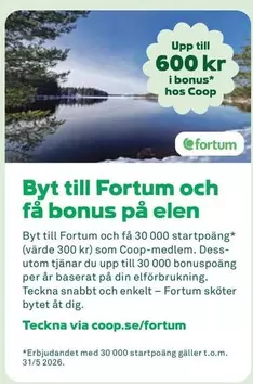Coop - Bonus på elen