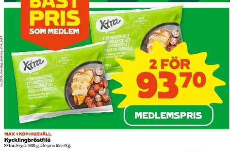 X-tra - Kycklingbröstfilé