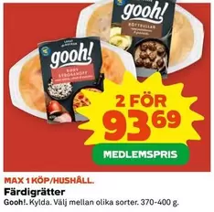 Gooh - Färdigrätter
