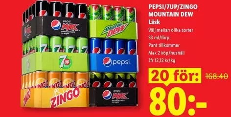 Pepsi - PEPSI/7UP/ZINGO MOUNTAIN DEW