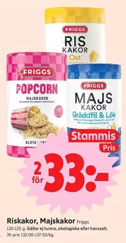 friggs - Riskakor, Majskakor