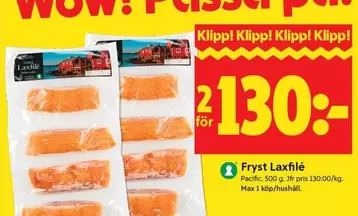 Fryst Laxfilé