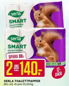 Serla - TOALETTPAPPER