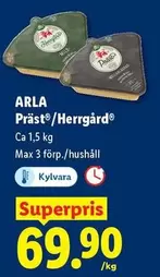 Arla - Präst®/Herrgård®