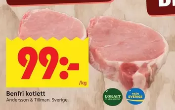 Andersson - Benfri kotlett