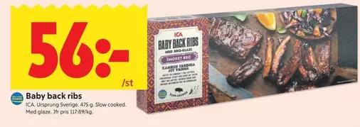 Baby back ribs