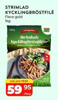 STRIMLAD KYCKLINGBRÖSTFILÉ