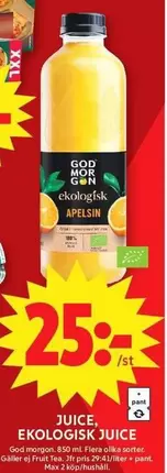 God Morgon - JUICE, EKOLOGISK JUICE