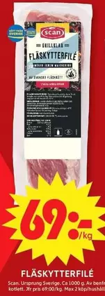 Scan - FLÄSKYTTERFILÉ
