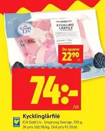 Kycklinglårfilé