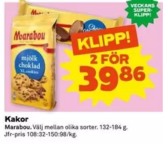 marabou - Kakor