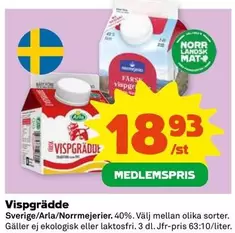 Arla - Vispgrädde