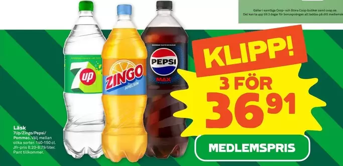 zingo - 7UP, Zingo, Pepsi