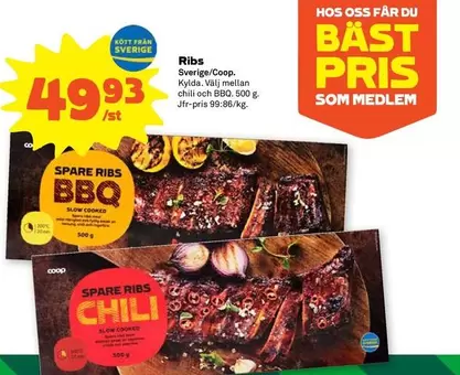 Coop - SPARE RIBS BBQ