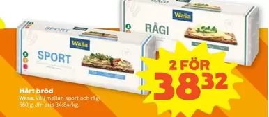 Wasa - Hårt bröd